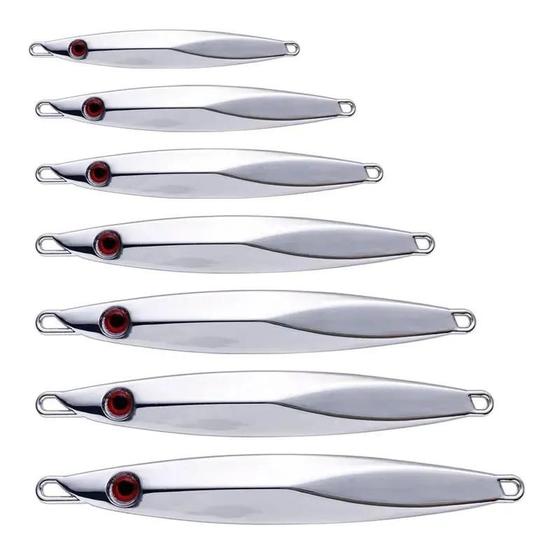 Imagem de Isca de Jigging de Metal com Olhos 3D - Alta Qualidade e Design Requintado