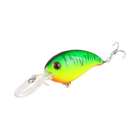 Imagem de Isca de Pesca 3D 13.6g - Manivela Wobbler Minnow para Tucunaré, Pique e Carpa