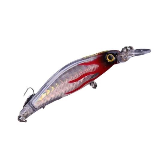 Imagem de Isca de Pesca Artificial 8cm 6.5g - Peixinho Realista Afundante