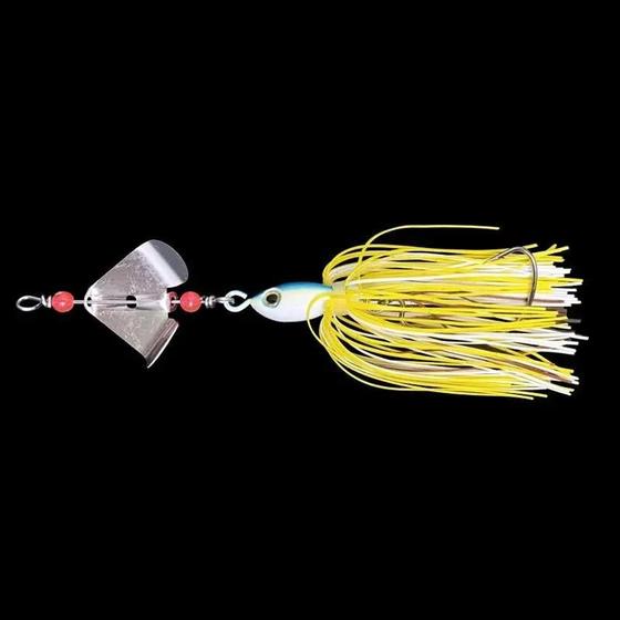 Imagem de Isca de Pesca Burle Spinner - 2 Lâminas, Colher com Cabeça de Chumbo para Pike