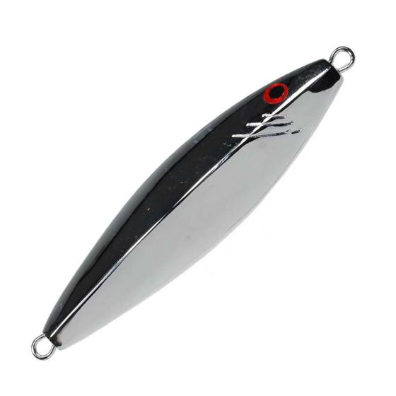 Imagem de Isca De Pescaria Ns Jumping Jig Gumi Carambola Coringa Nas Capturas Olhete Anchova Cromado 330g 14cm