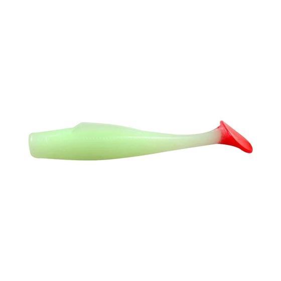 Imagem de Isca Macia 80mm 4.8g 6 Peças TPR Paddle Tail Swimbait Iscas De Pesca De Silicone Artificial Da
