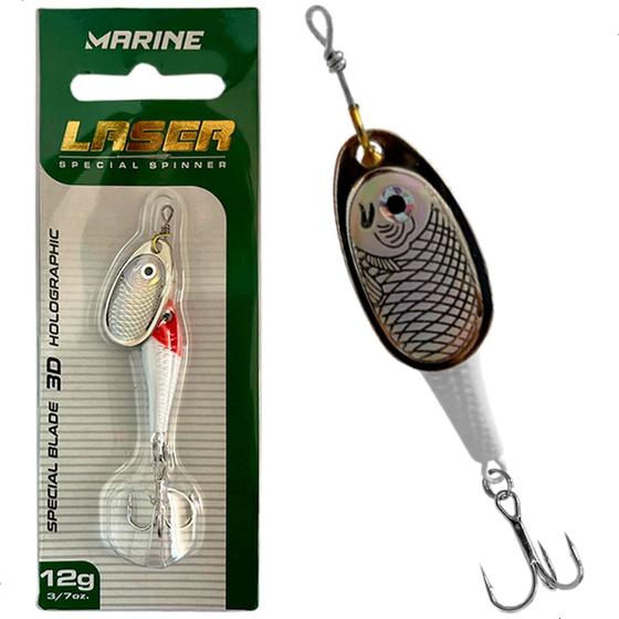 Imagem de Isca Pesca Marine Sports Spinner Laser 8cm 12g Varias Cores