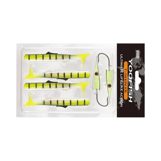 Imagem de Iscas de Pesca Kingdom Jig Head - Conjunto para Água Salgada (Seabass, Pike)