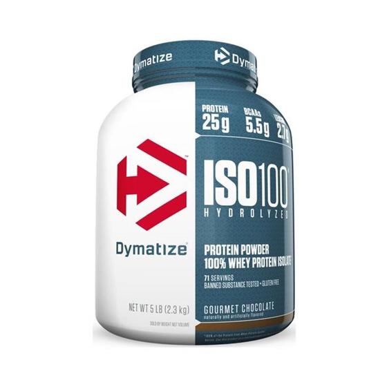 Imagem de ISO 100 5LBS (2300g) - GOURMET CHOCOLATE - Dymatize nutrition