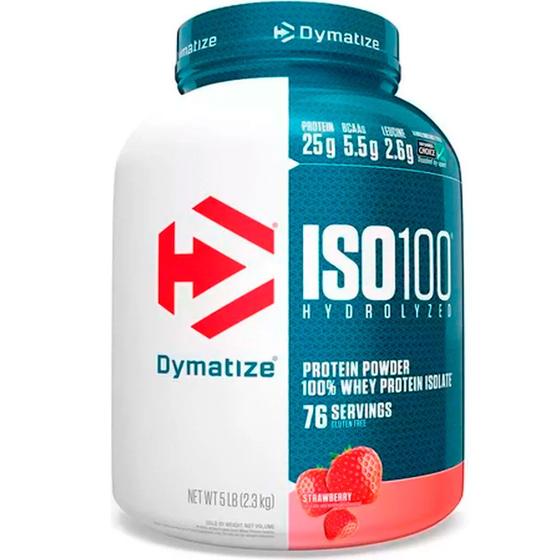 Imagem de Iso 100 Whey Protein hidrolisado - (2,3kg) - Dymatize