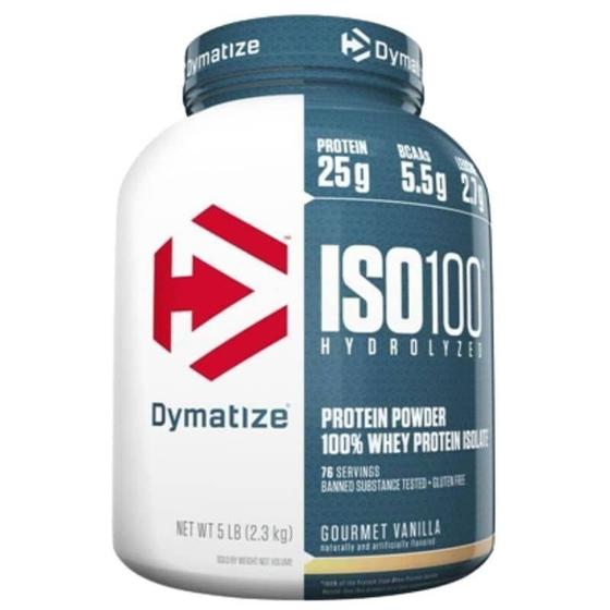 Imagem de ISO 100 Whey Protein Isolado 100% Hidrolisado (2300g) Dymatize Nutrition