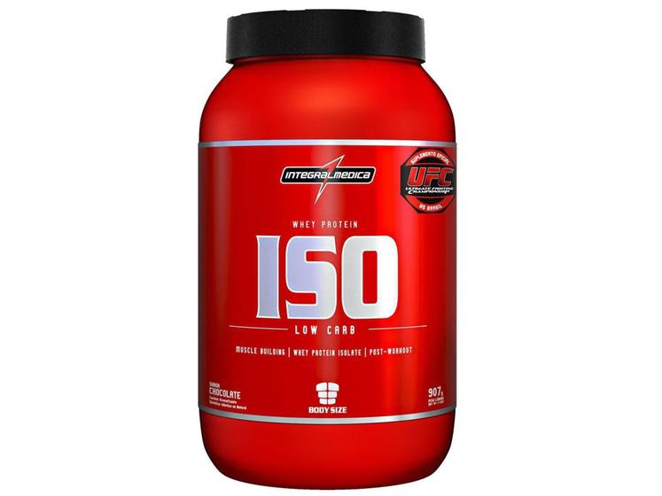 Imagem de Iso Whey Protein ZeroCarb 907g Body Size Chocolate - IntegralMédic - Proteína Isolada e Hidrolisada