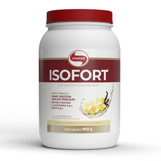 Isofort Whey Protein Isolado 900g Vitafor Menor preço em Isofort Whey Protein Isolado 900g Vitafor