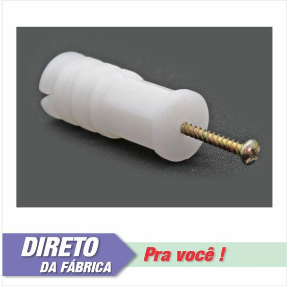 Imagem de Isolador C/Parafuso Soberbo Kit 50 Peças
