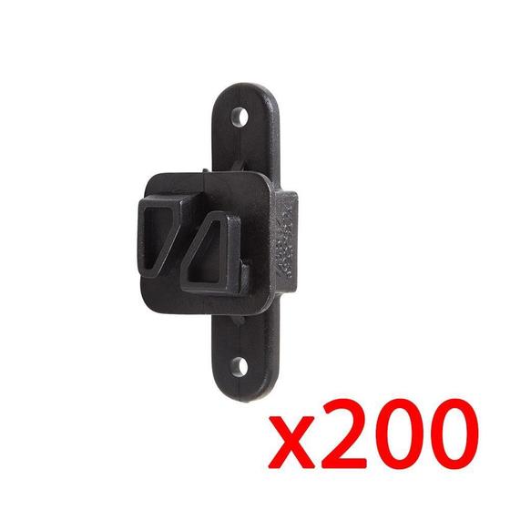 Imagem de Isolador Zebu Tipo W Preto (200 UNID) 353X200