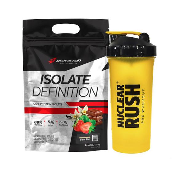 Isolate Definition 1,8kg + Coqueteleira - Bodyaction Menor preço em Isolate Definition 1,8kg + Coqueteleira - Bodyaction