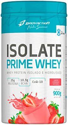 Imagem de Isolate Prime Whey 900gr BodyAction - Morango - SEM LACTOSE COQ 10