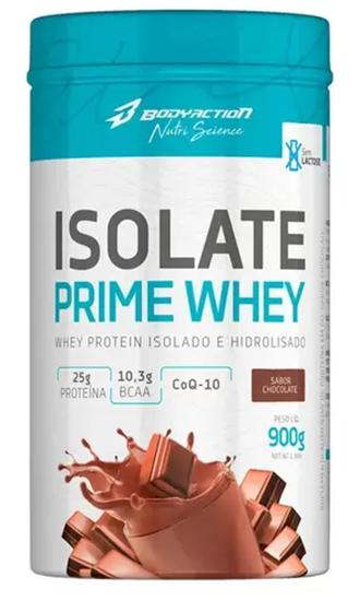 Imagem de Isolate Prime Whey Isolado Hidrolisado Sabor Chocolate  900g - Body Action