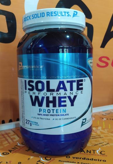 Imagem de Isolate Whey Protein 909G  - Performance Science Nutrition - Whey Isolado Zero Carboidratos - Sem Carboidratos