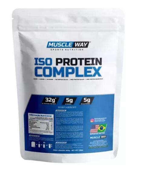 Imagem de Isolate Whey Protein Complex Refil 900g Sabor Baunilha- Muscle Way