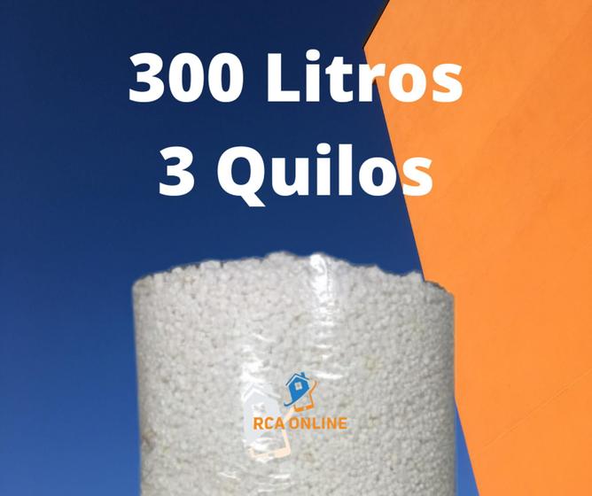 Imagem de Isopor Flocos 3 Kg (300 Litros) Enchimento de Puffs e Almofadas