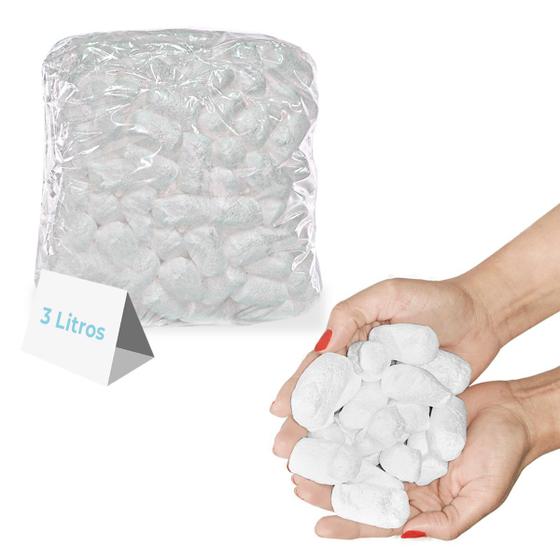 Imagem de Isopor Para Proteção Extra Macio Para Embalagem 3 Litros