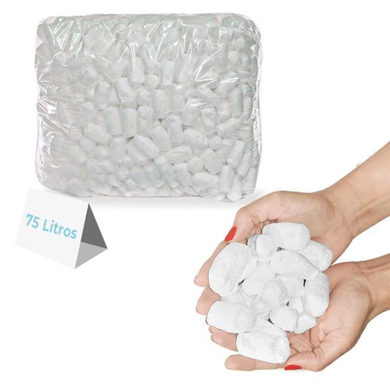 Imagem de Isopor Para Proteção Extra Macio Para Embalagem 75 Litros