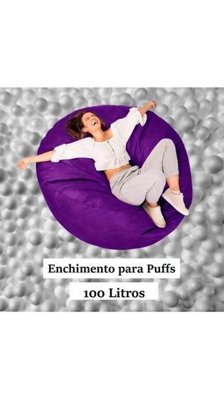 Imagem de Isopor para Puffs - Bichos de Pelúcia 100 litros