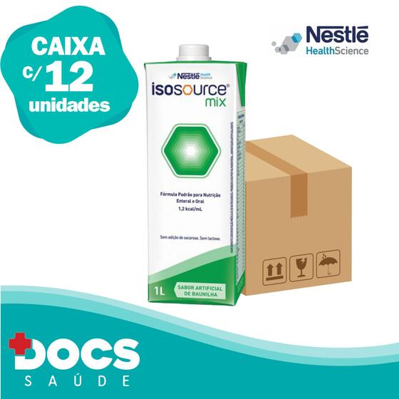 Imagem de Isosource Mix 1.2 kcal 1000ml Nestlé CX 12 Unidades