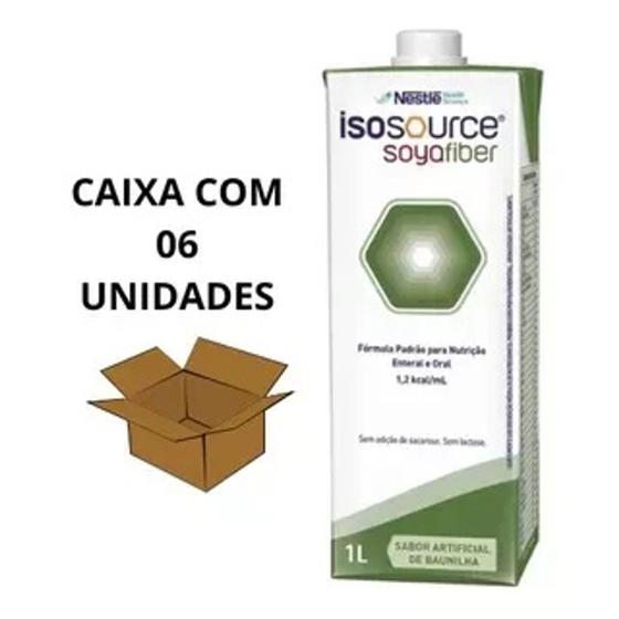 Imagem de Isosource Soya Fiber Nestlé 1 Litro Caixa C/6 unidades