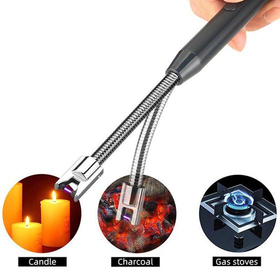 Isqueiro Acendedor Elétrico Recarregável Cozinha Fogão Usb - Eletric Arc BBQ Lighter Menor preço em Isqueiro Acendedor Elétrico Recarregável Cozinha Fogão Usb - Eletric Arc BBQ Lighter