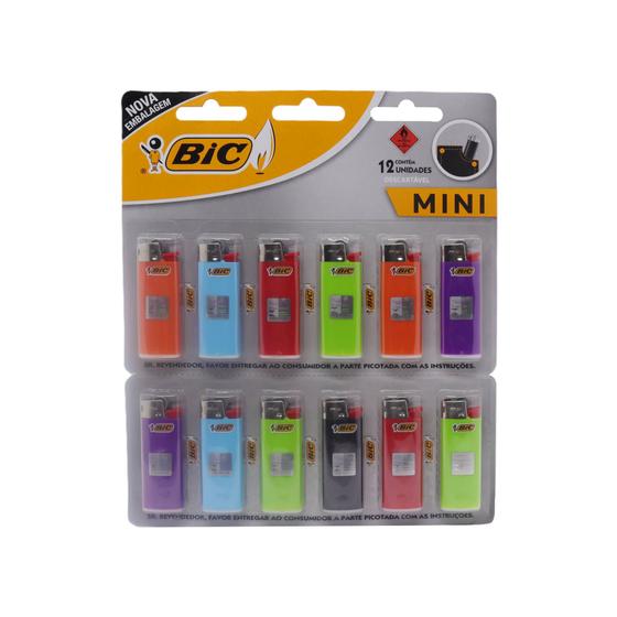 Imagem de Isqueiro Bic Mini com 12 Unidade 