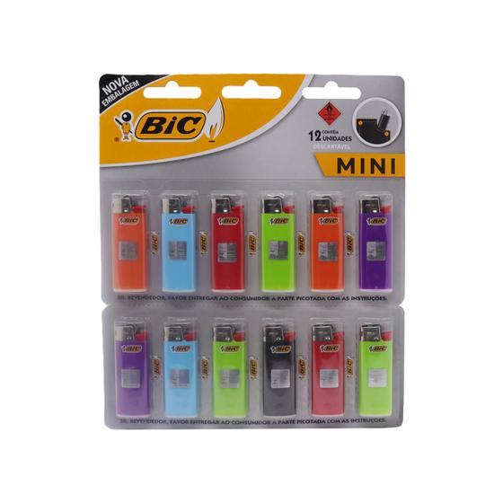 Imagem de Isqueiro Bic Mini com 12 Unidade