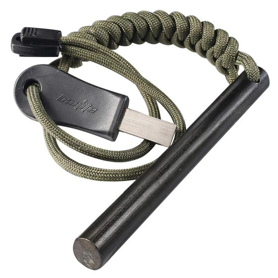 Isqueiro de Ferrocério Bayite 10cm com Paracord - Kit de Sobrevivência Imagem de Isqueiro de Ferrocério Bayite 10cm com Paracord - Kit de Sobrevivência