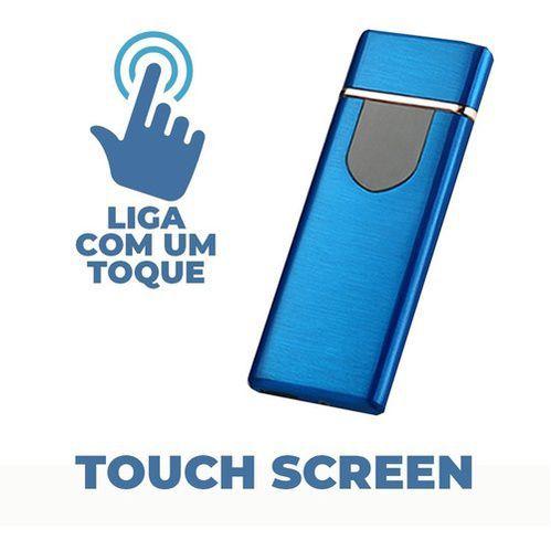 Imagem de Isqueiro Luxo Elétrico Touch Led Usb Inteligente - Original