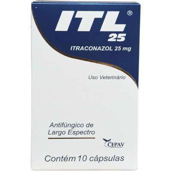 Imagem de ITL 25mg - caixa com 10 compr. - Cepav