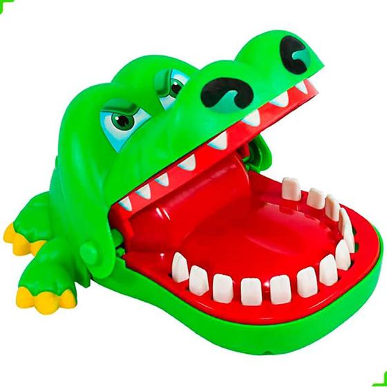 Imagem de Jacaré Brinquedo Jogo Desafio Dentista Morde Dedos Crocodilo