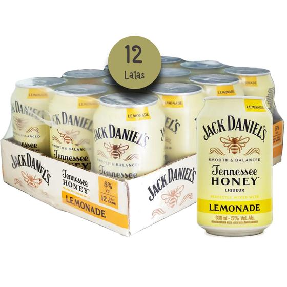 Imagem de Jack Daniel's Honey e Lemonade 330ml (12 Latas)