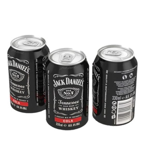 Jack Daniels Cola Lata 330ml Vol.5 3 unidades Cerveja Magazine Luiza