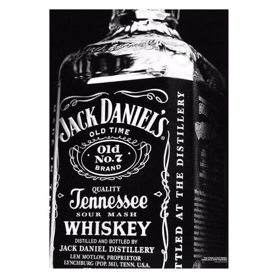 Jack Daniels garrafa vazia - poster auto adesivo - 20 x 30 cm Menor preço em Jack Daniels garrafa vazia - poster auto adesivo - 20 x 30 cm