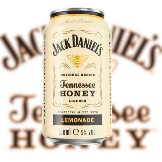 Jack Daniels Honey Lemonade Lata 330ml Whisky Magazine Luiza