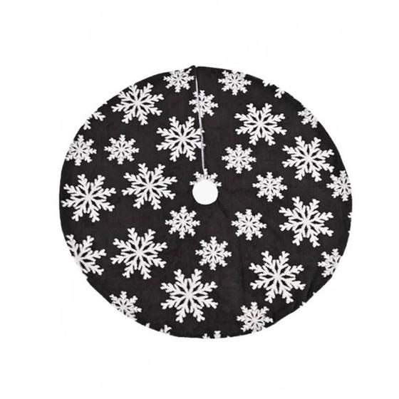 Imagem de Jacquard Snowflake Tree Skirt, Festa de Natal Ano Novo