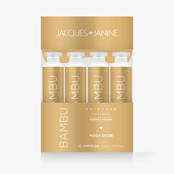Imagem de Jacques Janine Display Ampola Hair Care Bambu 12 Unidades Mega Dose 45g