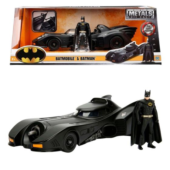 Jada Toys Batmobile e Batman Carro Do Batman Com Boneco 1:24 - Bonecos -  Magazine Luiza