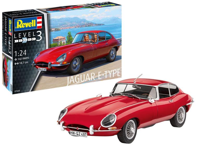 Imagem de Jaguar E-Type (Coupé) - 1/24 - Revell 07668