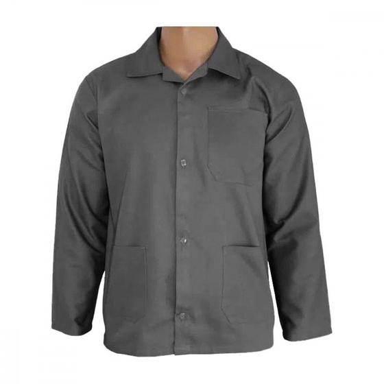 Imagem de Jaleco Brim P/Uniforme M/Lg Cza, M