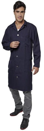 Imagem de Jaleco Oxford Grande Masculino Longo Com Manga Cumprida - 01 Unidade
