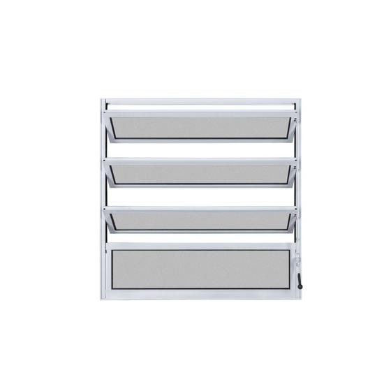 Imagem de Janela Basculante 1 Secção Central Topsul Vidro Mini Boreal 80x60cm Esquadrisul