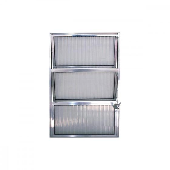 Imagem de Janela Basculante Aluminio Hikari  60 X  40  Vb04