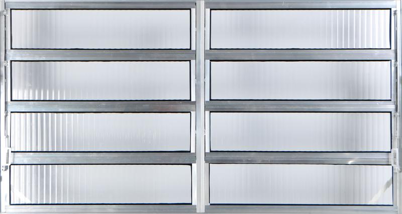 Imagem de Janela Basculante de Alumínio Duplo 0,60 X 1,20 Linha All Modular Cor Brilhante