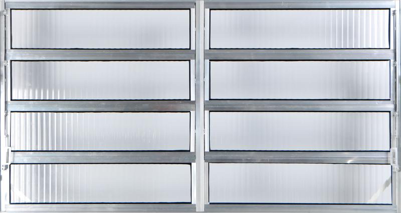 Janela Basculante de Alumínio Duplo 1,00 X 2,00 Linha All Modular Cor Brilhante Menor preço em Janela Basculante de Alumínio Duplo 1,00 X 2,00 Linha All Modular Cor Brilhante