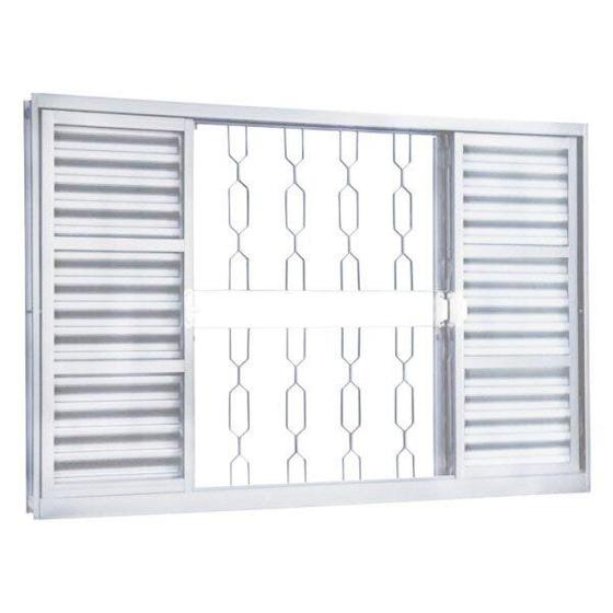 Janela de Aço Veneziana de Correr 120x150cm 6 Folhas Minas Sul MGM Menor preço em Janela de Aço Veneziana de Correr 120x150cm 6 Folhas Minas Sul MGM