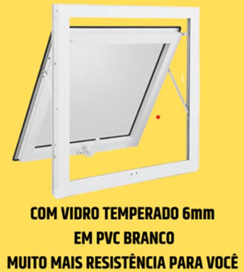 Janela Maxim-ar de PVC 50x60 1 Folha - WinHouse - Janela - Magazine Luiza