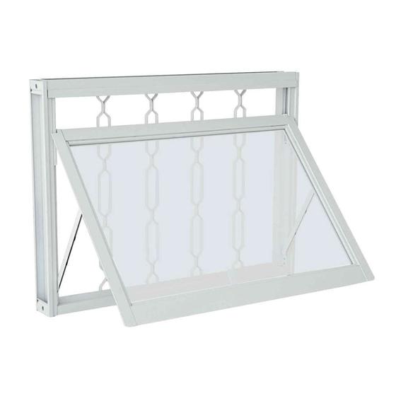 Janela Maxim-Ar Grade Elo em Aço 60 x 60 x 8 cm 1 Folha Pratika Sasazaki Menor preço em Janela Maxim-Ar Grade Elo em Aço 60 x 60 x 8 cm 1 Folha Pratika Sasazaki